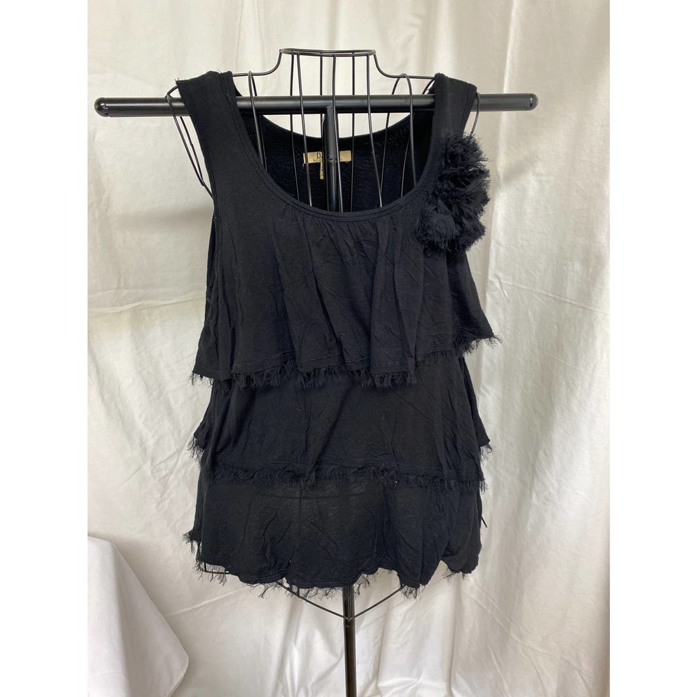 David Kahn Black Women's Blouse Size L